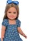 MBD Denim Maxi Dress for 18 Inch Kennedy and Friends Dolls and all Other 18 Inch Fashion Girl Doll-Complete Outfit with Sandals and Glasses